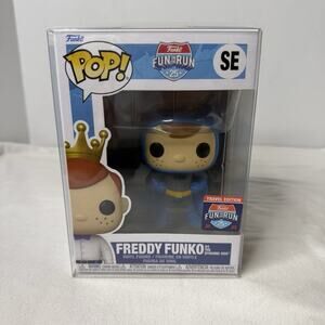 Funko Fun on the Run SE Freddy Funko Dynamic Duo Batman W/protector!! Travel EDT